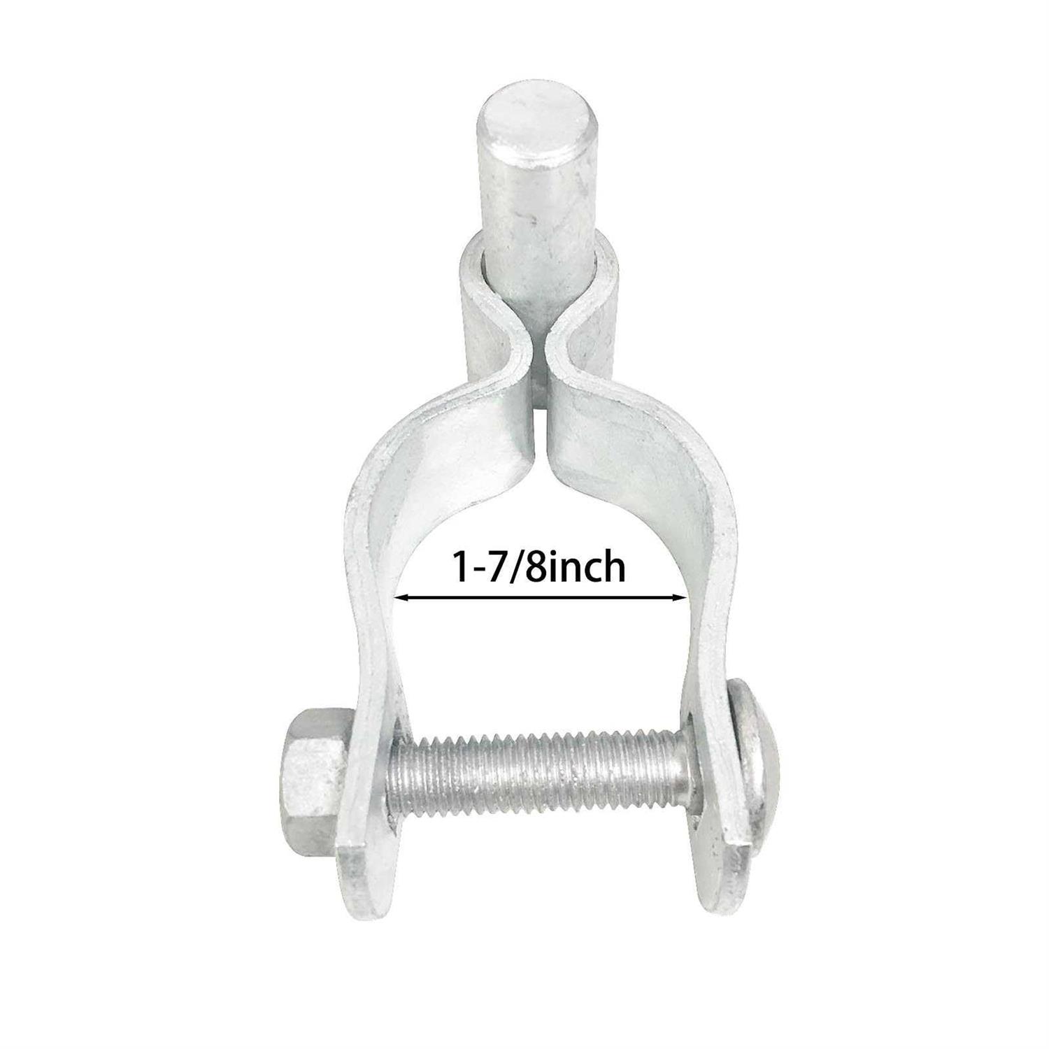 Aiwaiufu 2 Pack Chain Link Fence Gate Post Hinge Use for Outside Diameter Post/Pipe - Image 5