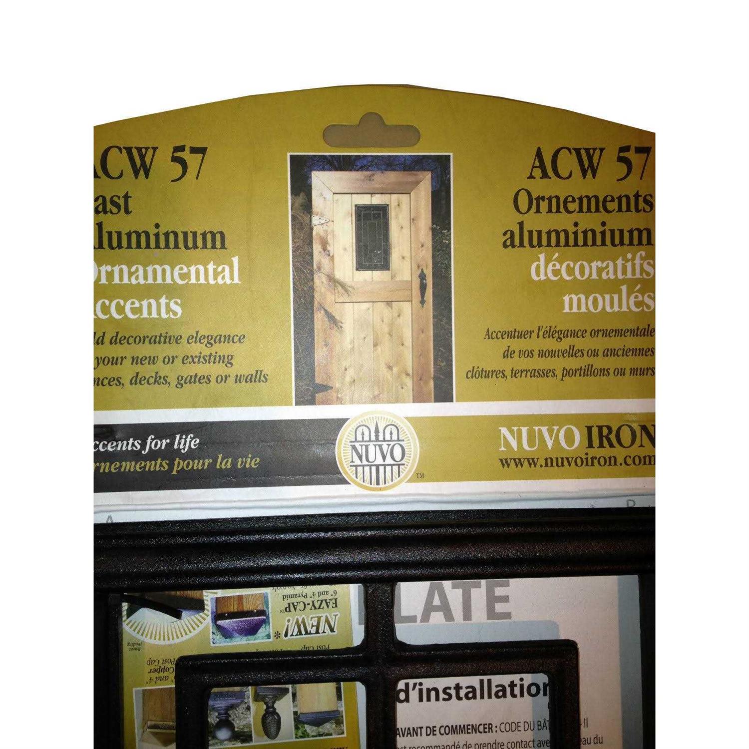 Nuvo Iron ACW57 Rectangle Gate Insert - Image 4