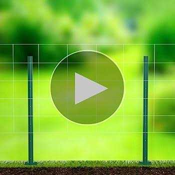 XYADX Metal Fence Post Heavy Duty Garden Fence Post for Holding Wire Fence - Image 5