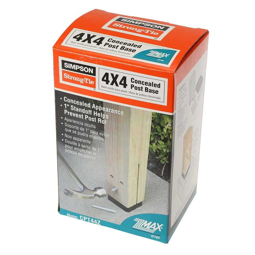 Simpson Strong-Tie Concealed Post Base CPT44Z - Image 3