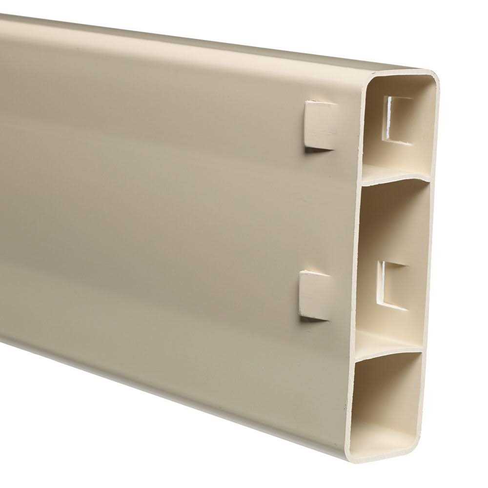 Veranda 8 ft. Tan Vinyl Ranch Fence Rail - Image 3