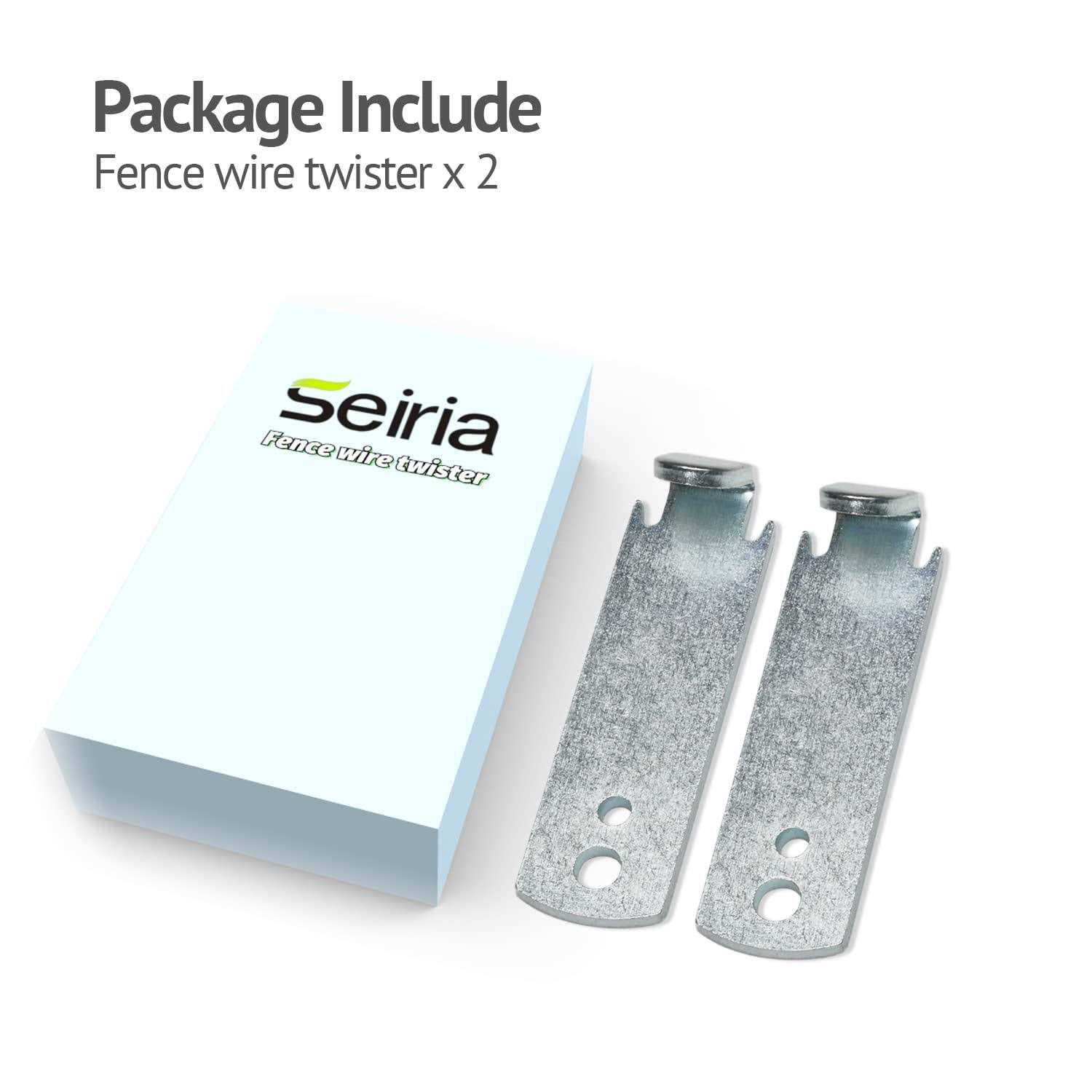 Seiria Fence Wire Twister For T Post Clips Time Saver Barb Wire Fence Tools Easy To Use Strong Enough To Twist Any Fencing Wire - Image 3