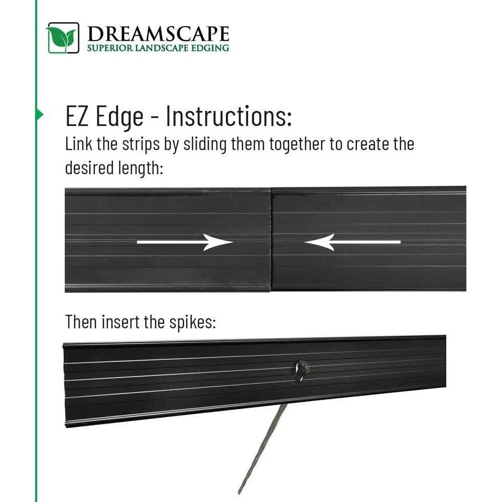 Dreamscape E-Z Edge Aluminum Landscape Edging Strips - Image 5