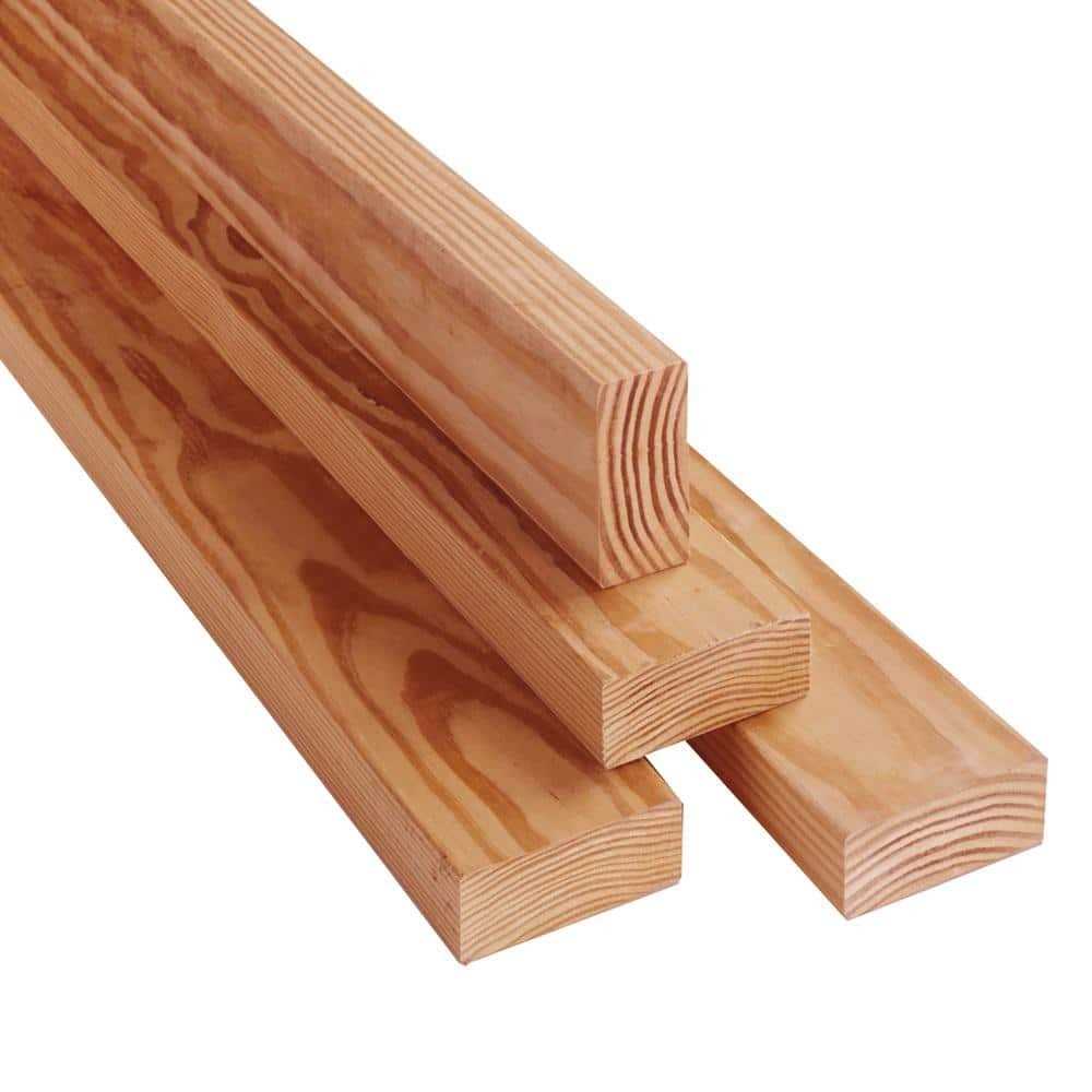 Outdoor Essentials 2 in. x 4 in. x 6 ft. Rough Sawn Western Red Cedar Fence Panel Backer Rail - Image 3