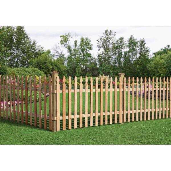 Outdoor Essentials 2 in. x 4 in. x 6 ft. Rough Sawn Western Red Cedar Fence Panel Backer Rail - Image 4
