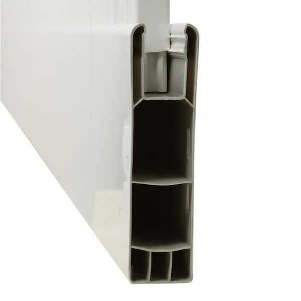 Barrette Outdoor Living H x 8 ft. W White Vinyl Anderson Privacy Fence Panel Kit - Image 3