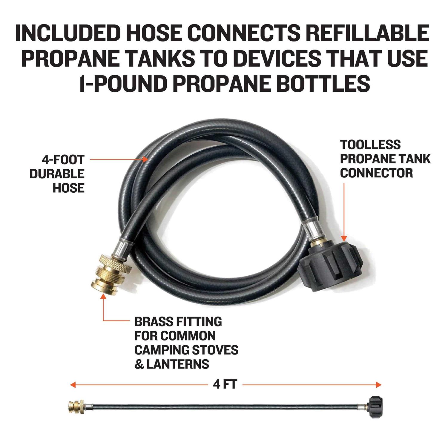Ignik Gas Growler Carry Case and Hose Kit for 5-Pound Refillable Propane Tank - Image 4