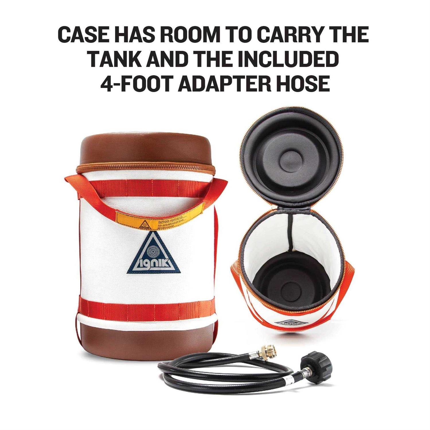 Ignik Gas Growler Carry Case and Hose Kit for 5-Pound Refillable Propane Tank - Image 5