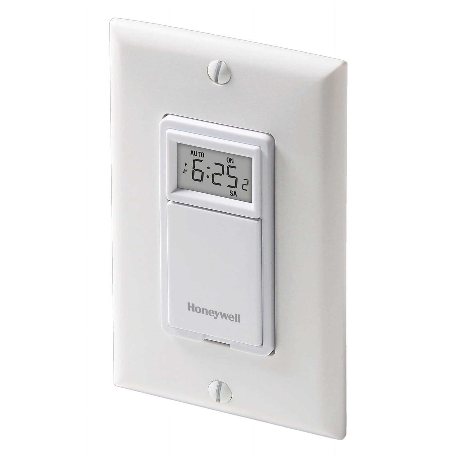 Honeywell Home RPLS730B1000 7-Day Programmable Light Switch Timer