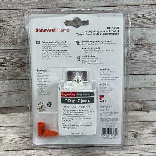 Honeywell Home RPLS730B1000 7-Day Programmable Light Switch Timer - Image 3