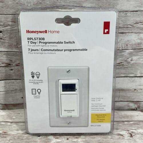 Honeywell Home RPLS730B1000 7-Day Programmable Light Switch Timer - Image 4