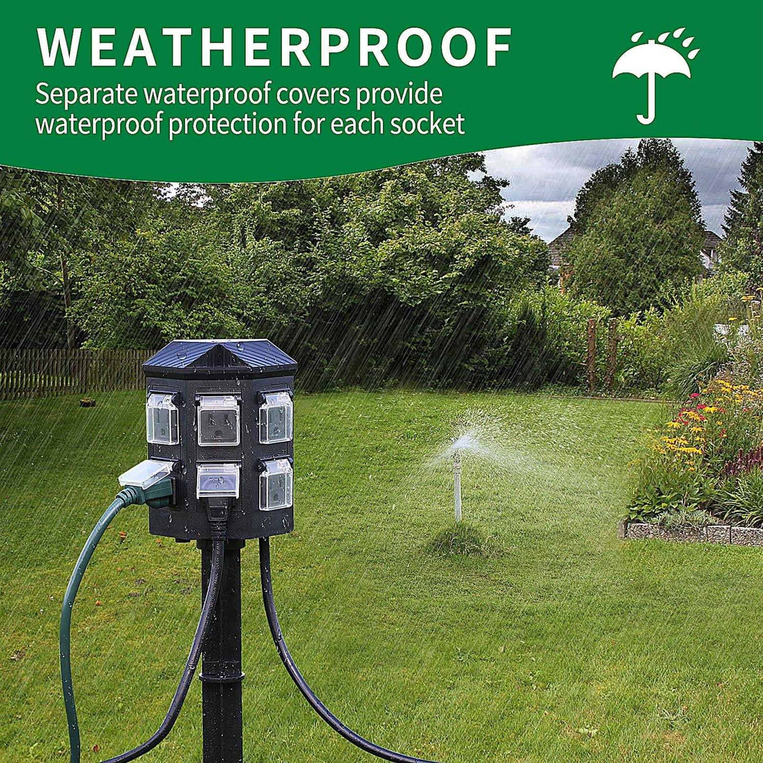 TiFFCOFiO Outdoor Power Timer Dusk to Dawn Sensor Timer - Image 4