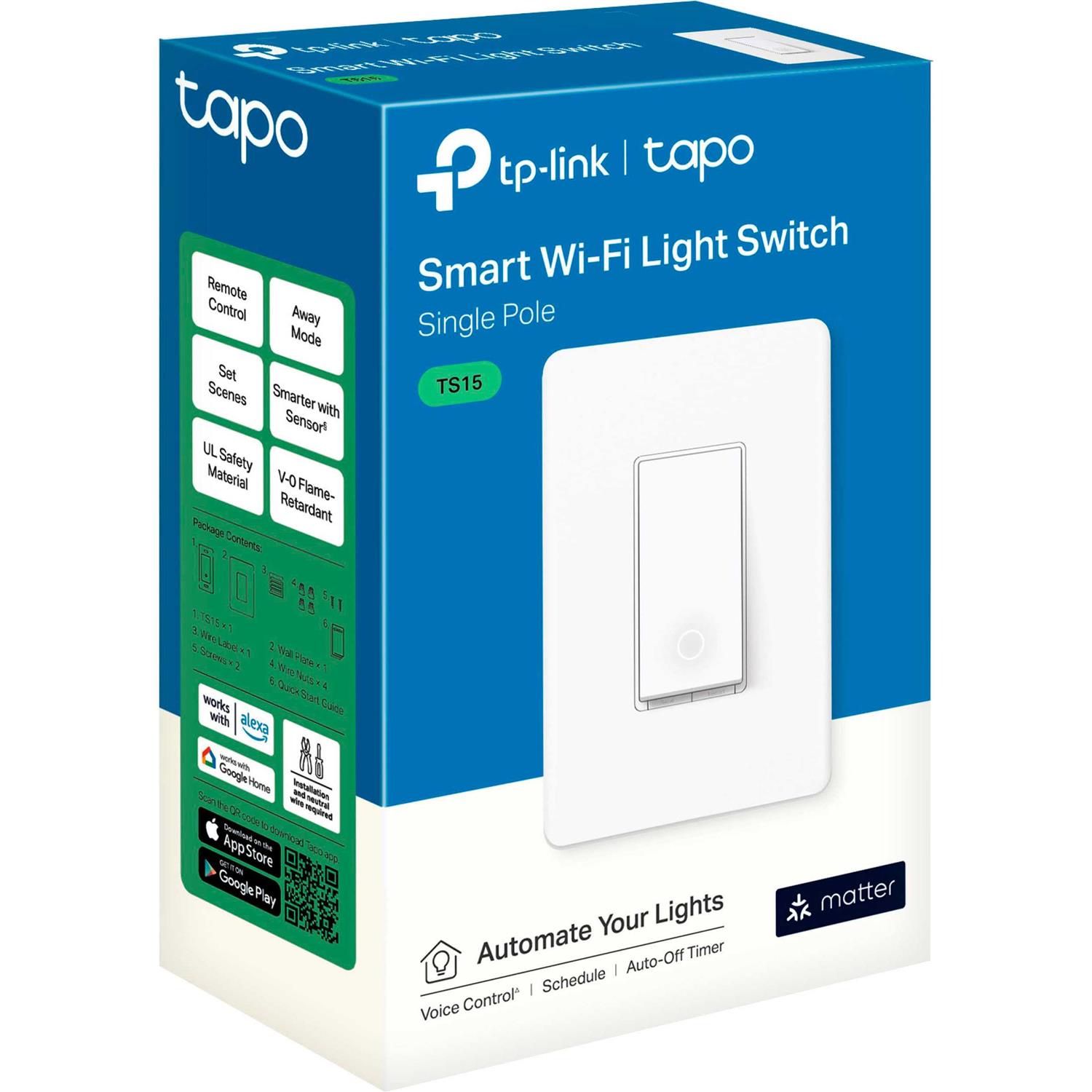 TP-Link Tapo Smart Wi-Fi Light Switch with Matter - Image 3