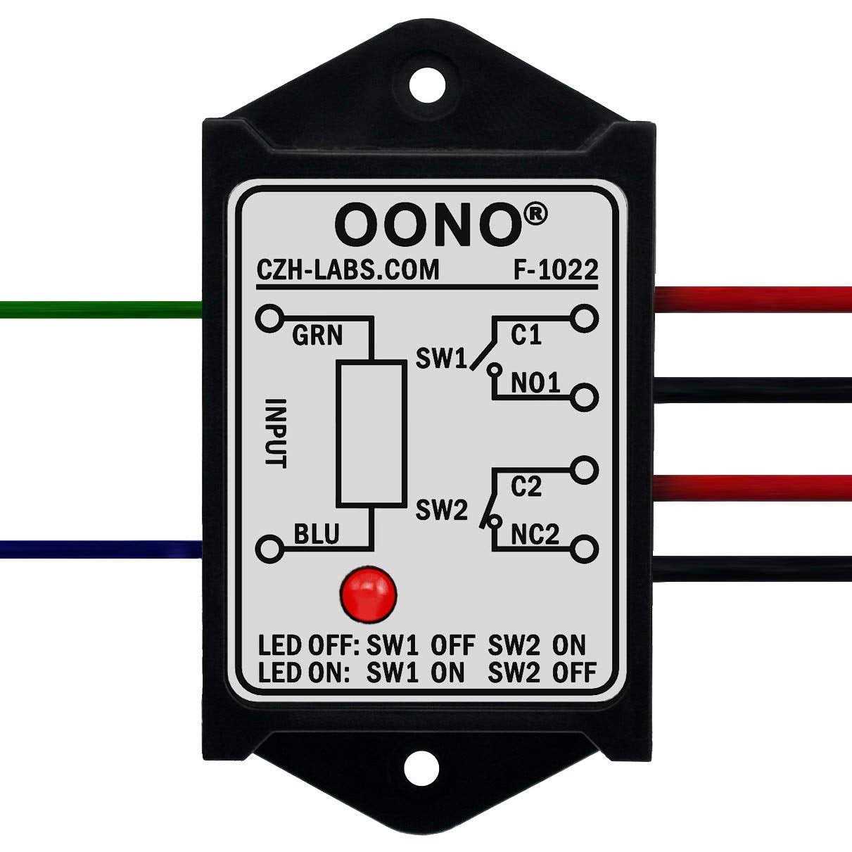OONO DPST 1NO 1NC 8Amp Power Relay Module