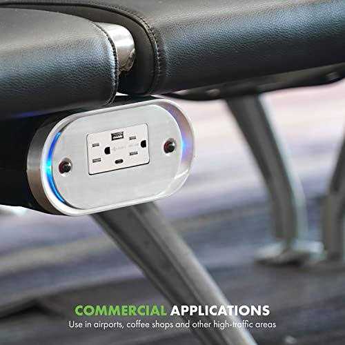 Topgreener Usb Outlet Type C Wall Charger 15 Amp TR Receptacle Plug - Image 3