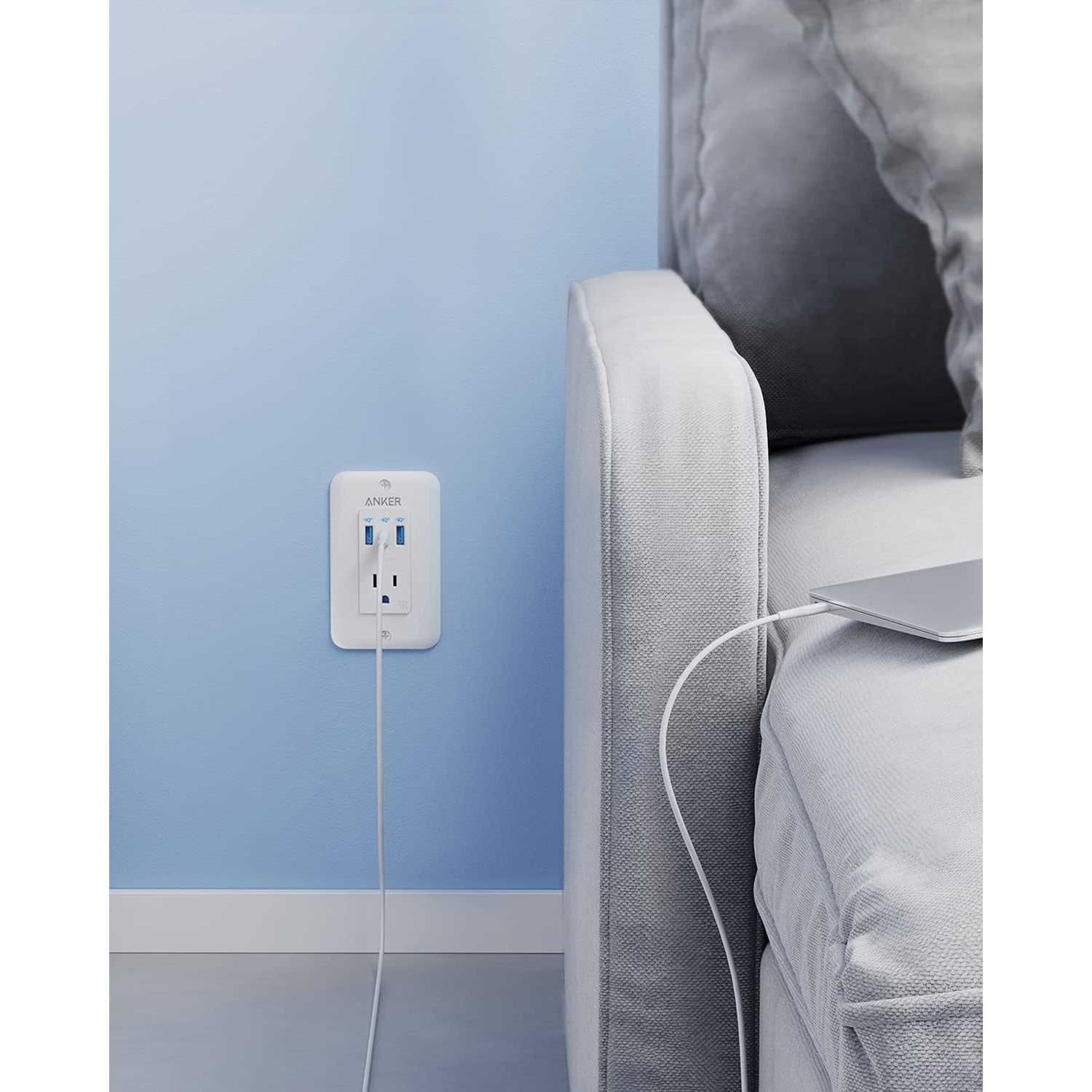 Anker USB C Wall Outlet, PowerExtend USB-C 1 2 Ports, and a 30W Power Delivery Port - Image 4