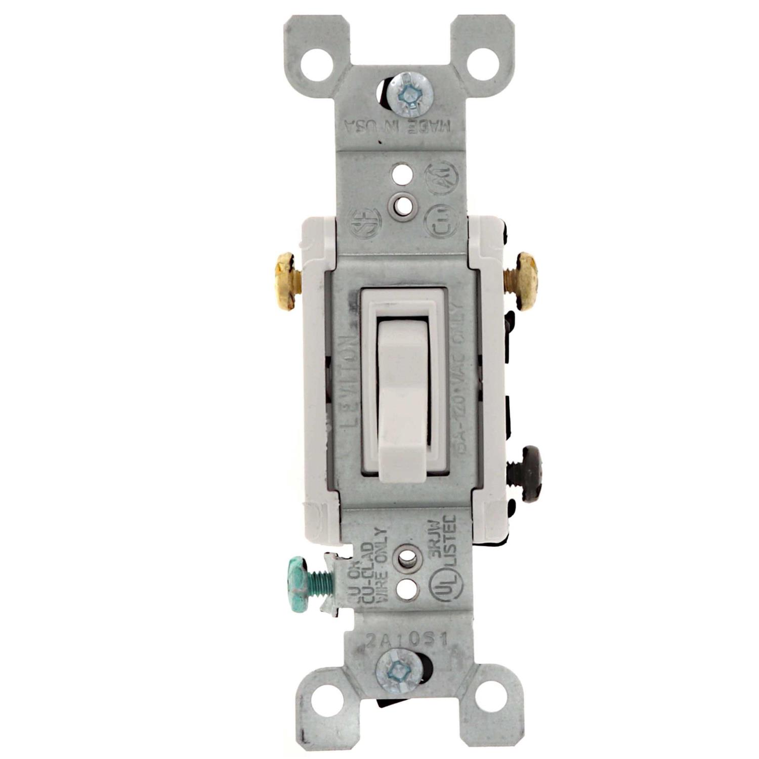 Leviton 3-Way Toggle Switch 1453-2W