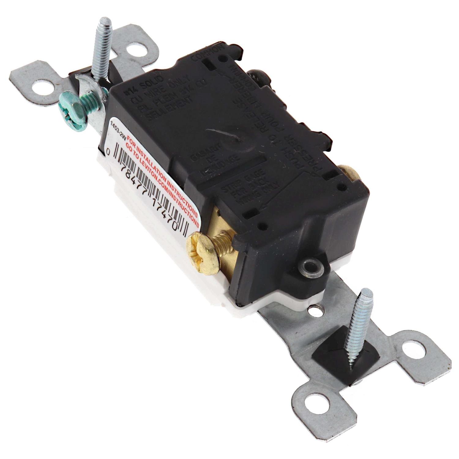 Leviton 3-Way Toggle Switch 1453-2W - Image 2