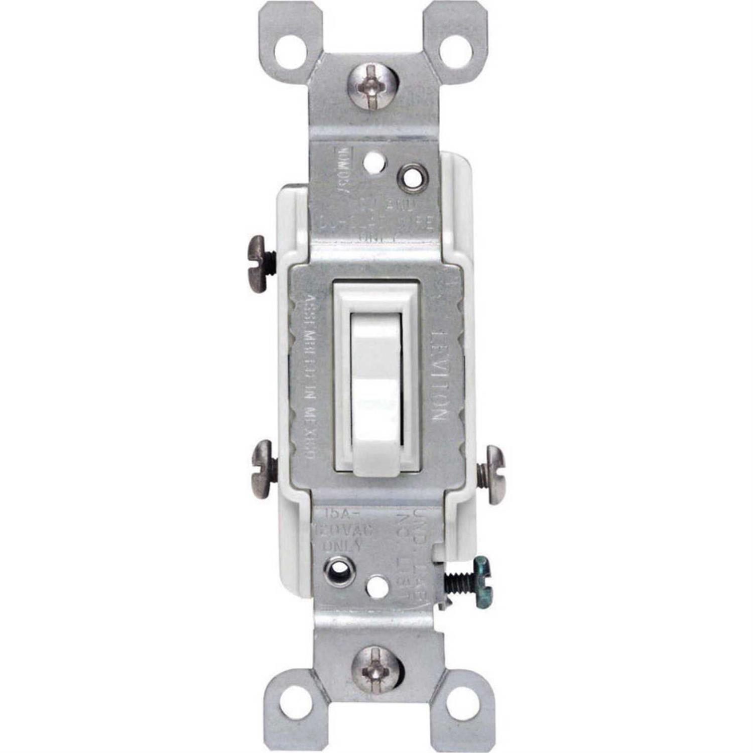 Leviton 3-Way Toggle Switch 1453-2W - Image 3