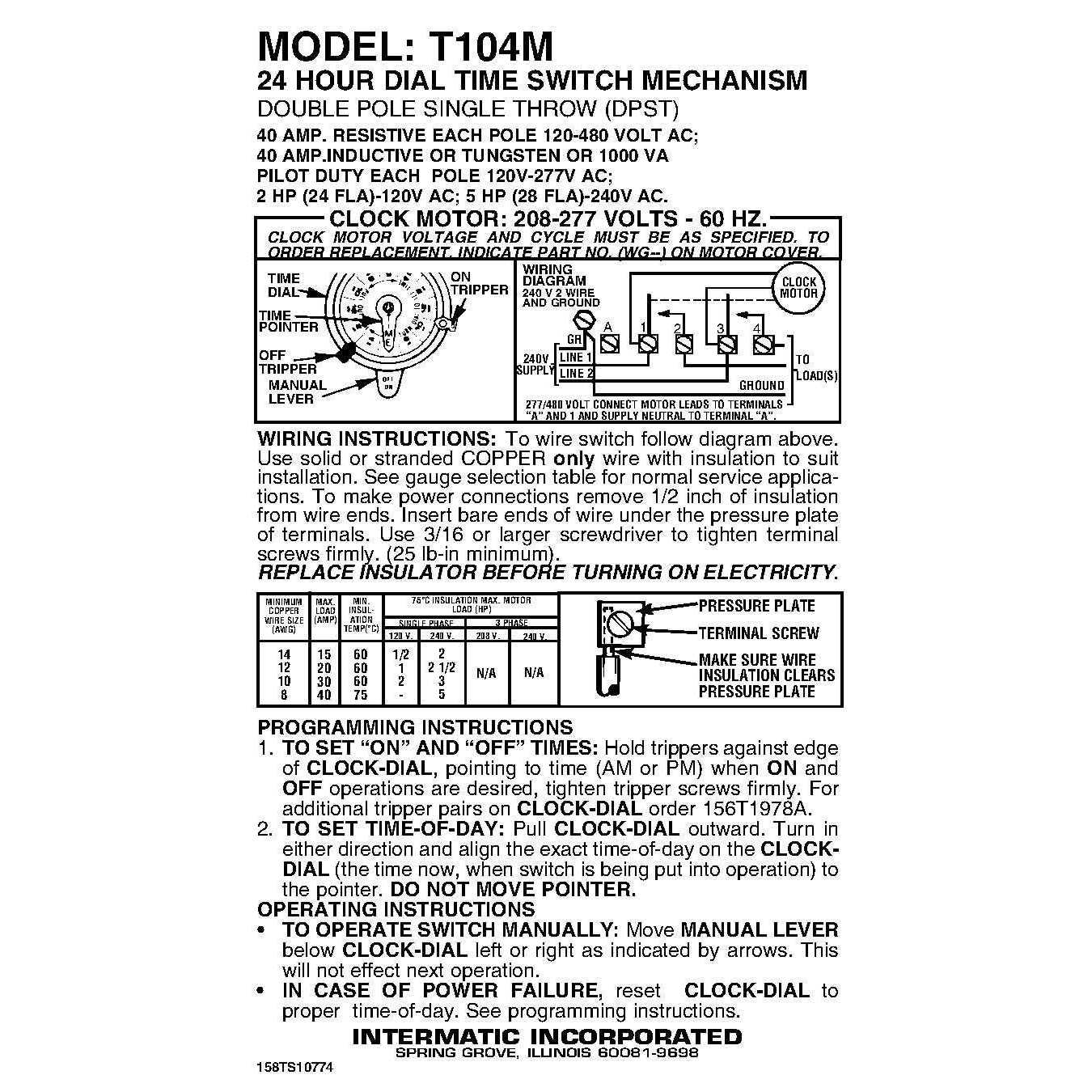 Intermatic Mechanism T104M - Image 3