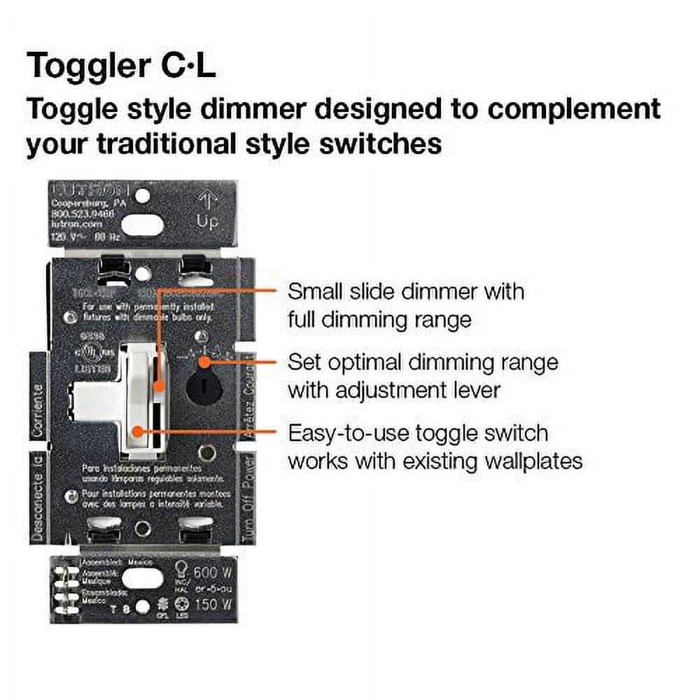 AYCL-153P-WH Lutron Dimmer - Image 3