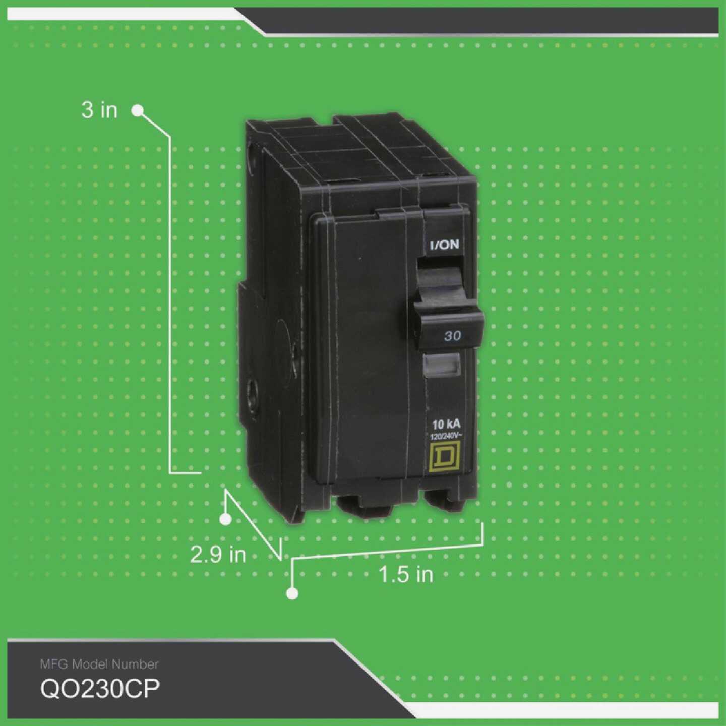 Square D QO Circuit Breaker QO230CP - Image 4