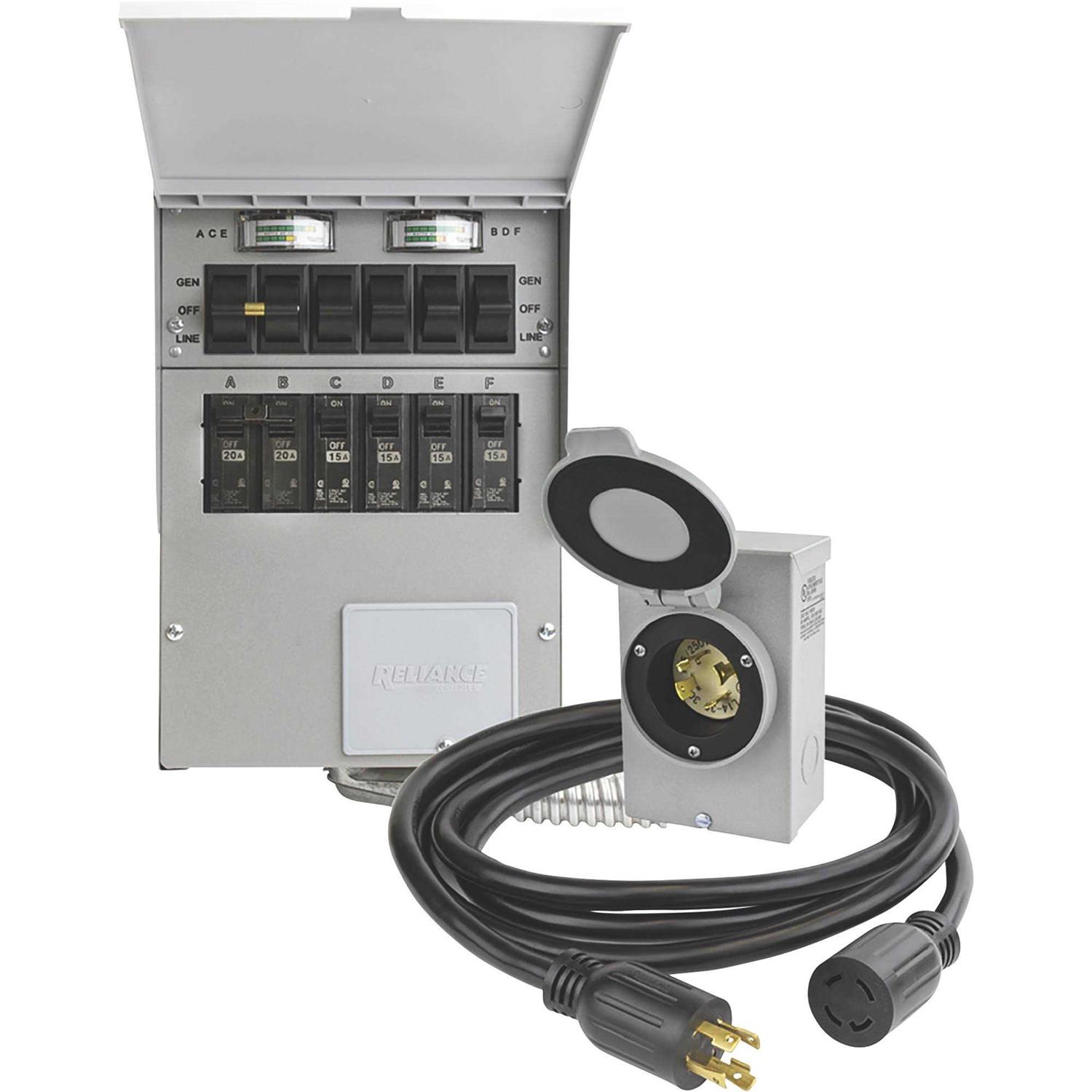 Reliance Controls 306CRK 6-Circuit Transfer Switch Kit