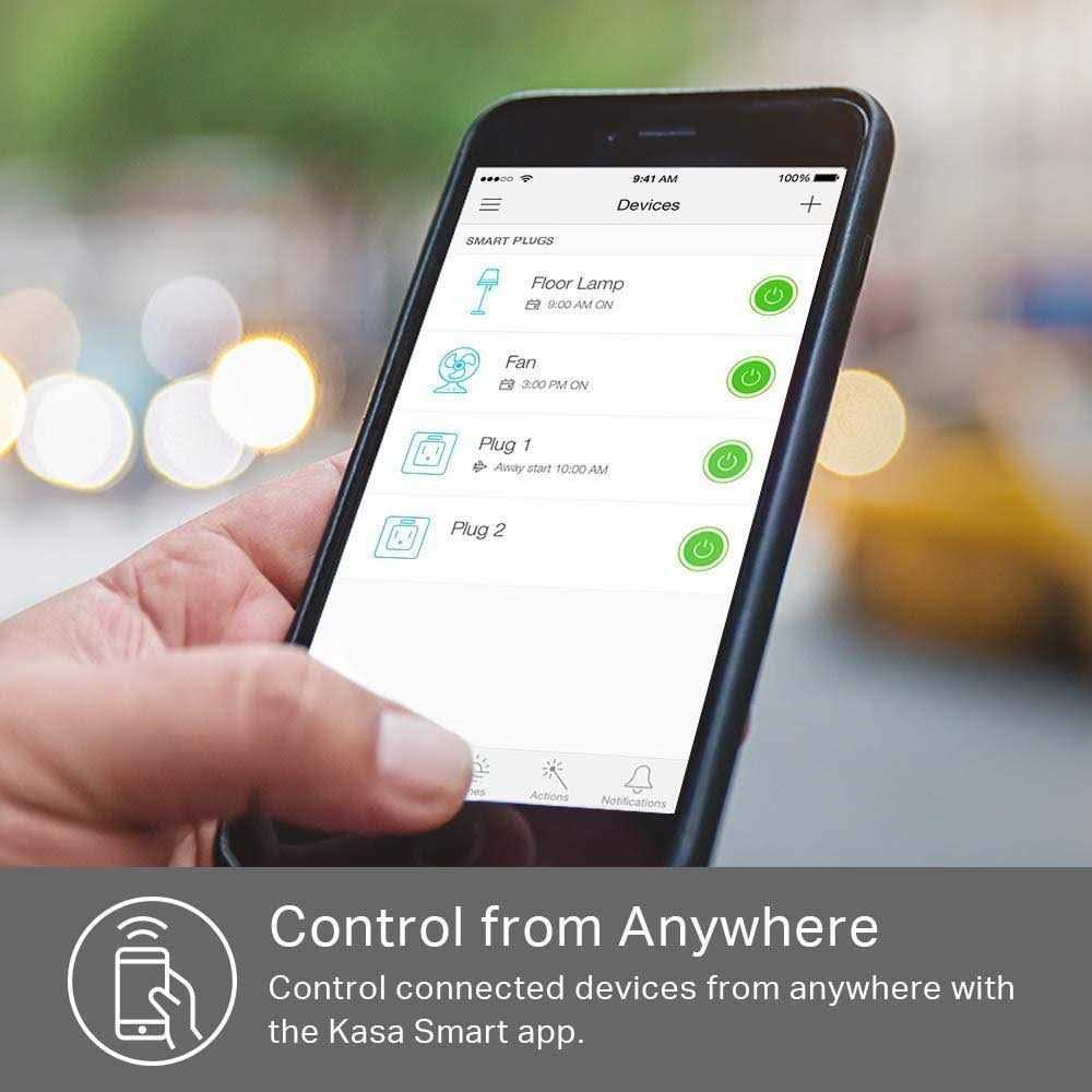 TP-Link KP200 Kasa Smart Wi-Fi In-Wall Power Outlet - Image 3