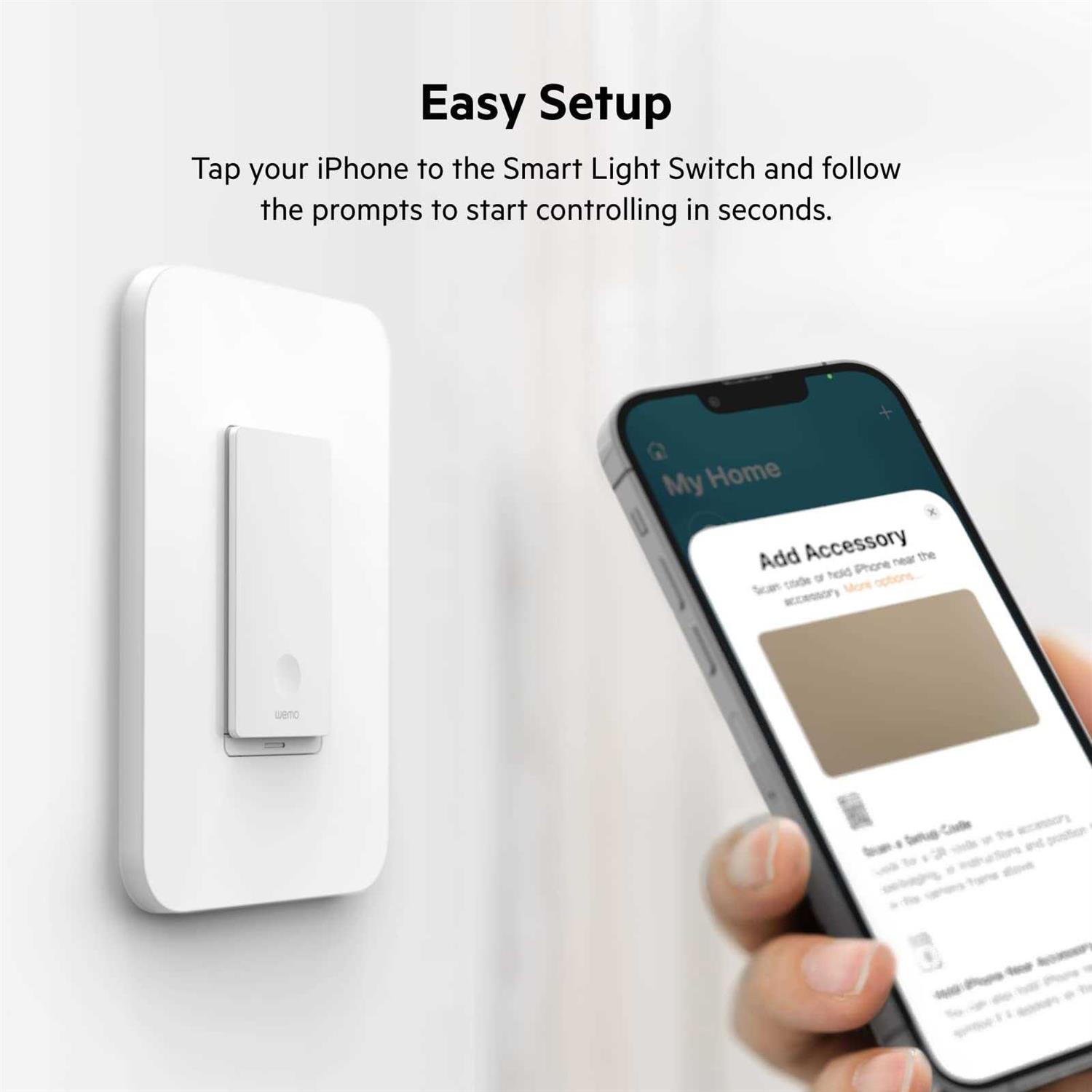 Belkin Wemo Smart Light Switch with Thread WLS0503 - Image 3