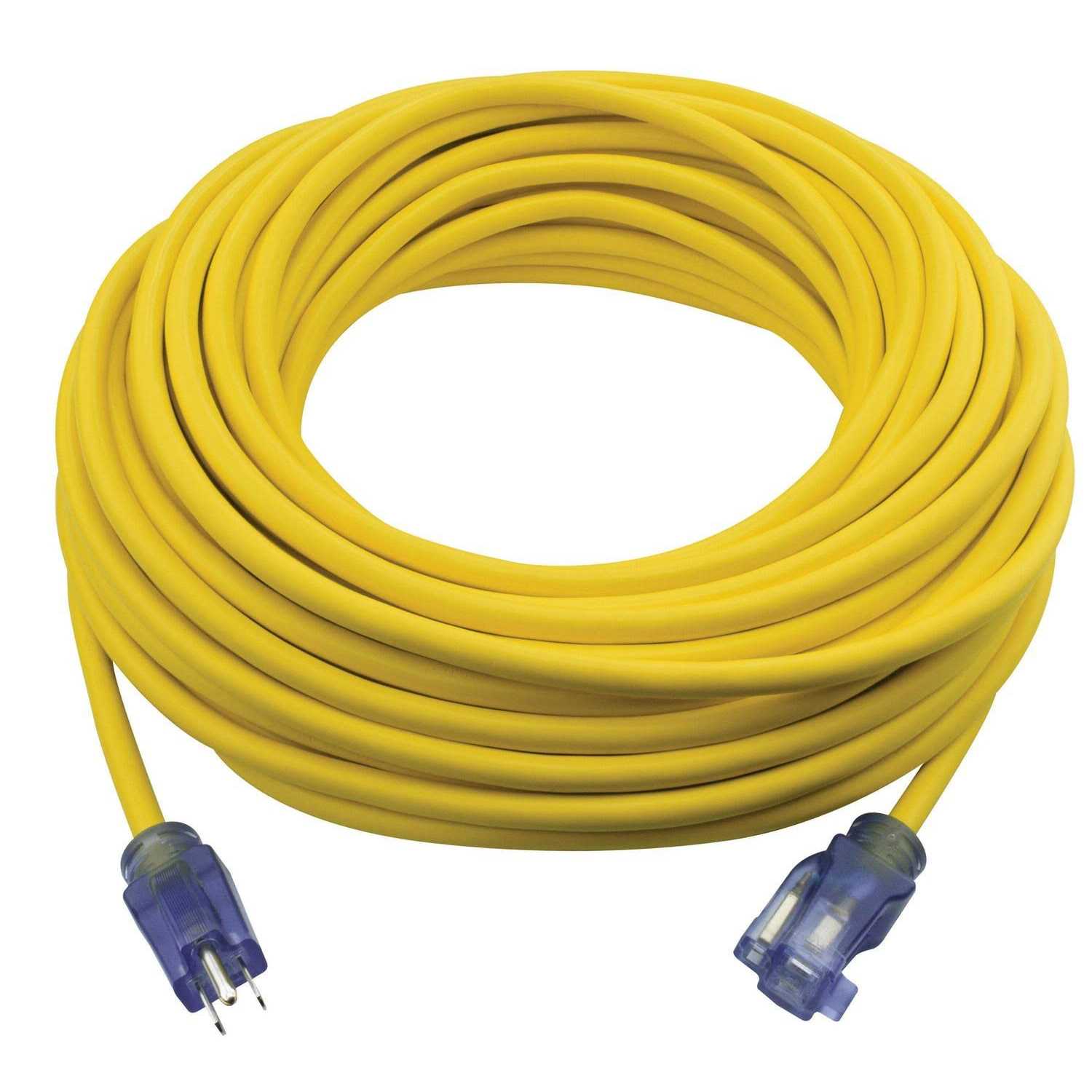 Utilitech 100-ft 12 / 3-Prong Outdoor Sjtw Heavy Duty Lighted Extension Cord UTP511835 - Image 3