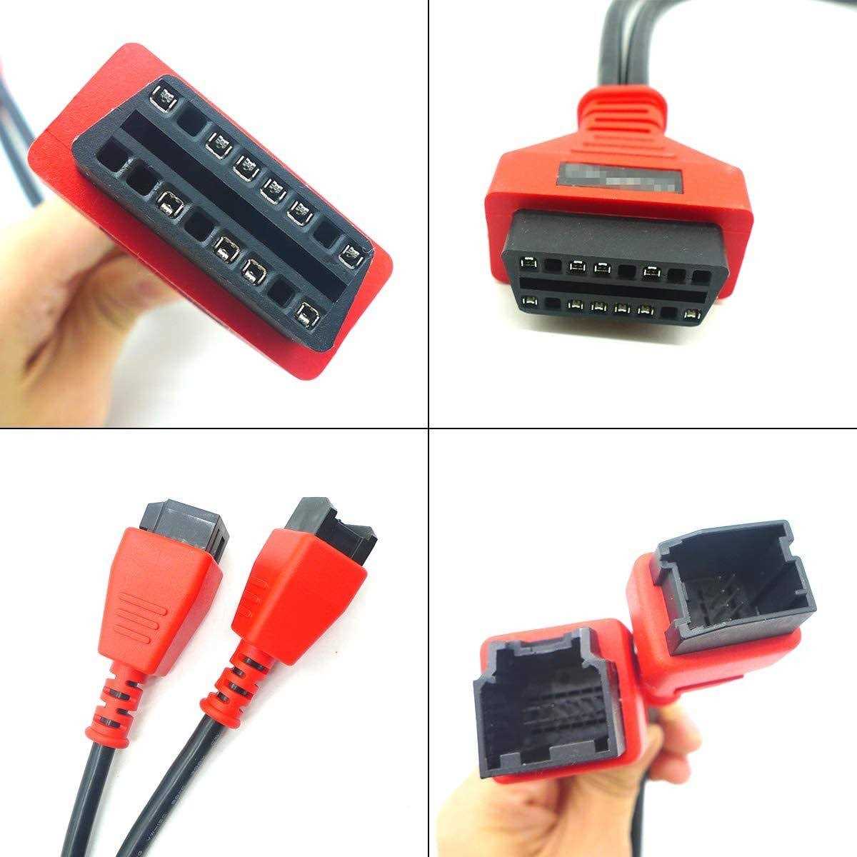 TIKSCIENCE Cable Adaptor Fits for Chrysler 12+8 Programming Cable Connector for Autel Ds808 Maxisys Ms905 906 908 Pro Elite Autel - Image 5