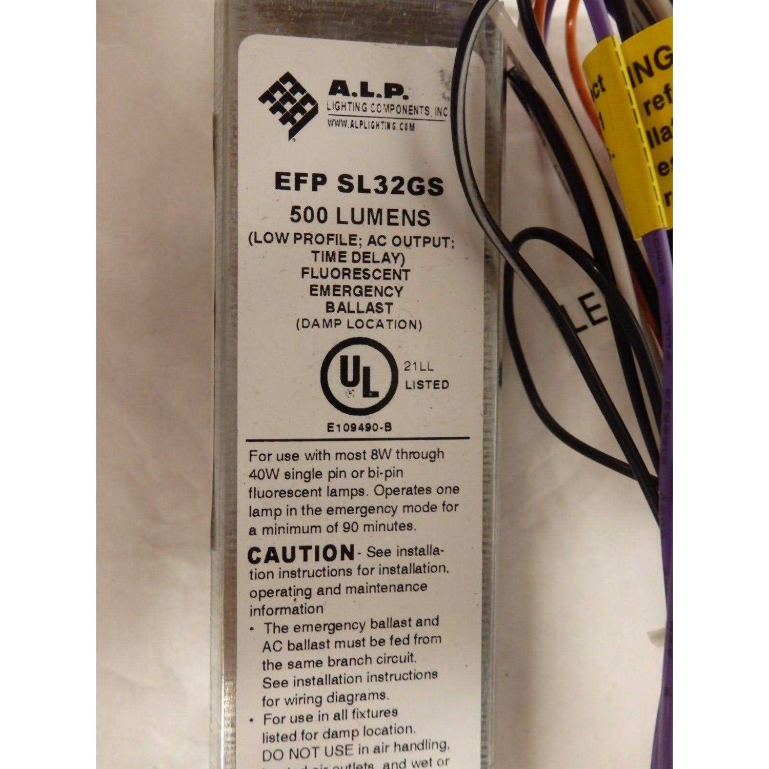 Alp Lighting Efp-32gs Fluorescent Emergency Ballast - Image 5