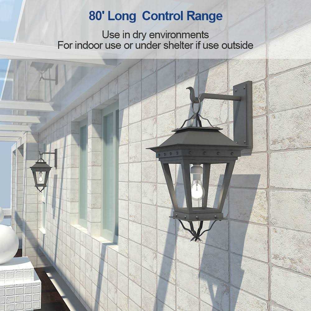 DEWENWILS Remote Control Lamp Light Bulb Socket E26/e27 Base for Pull Chain Light Fixture - Image 5