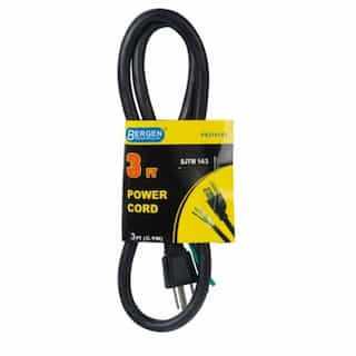 Bergen Industries 9 ft. 16/3 SJTW 3-Wire Appliance/Power Tool Cord PS913163 - Image 4