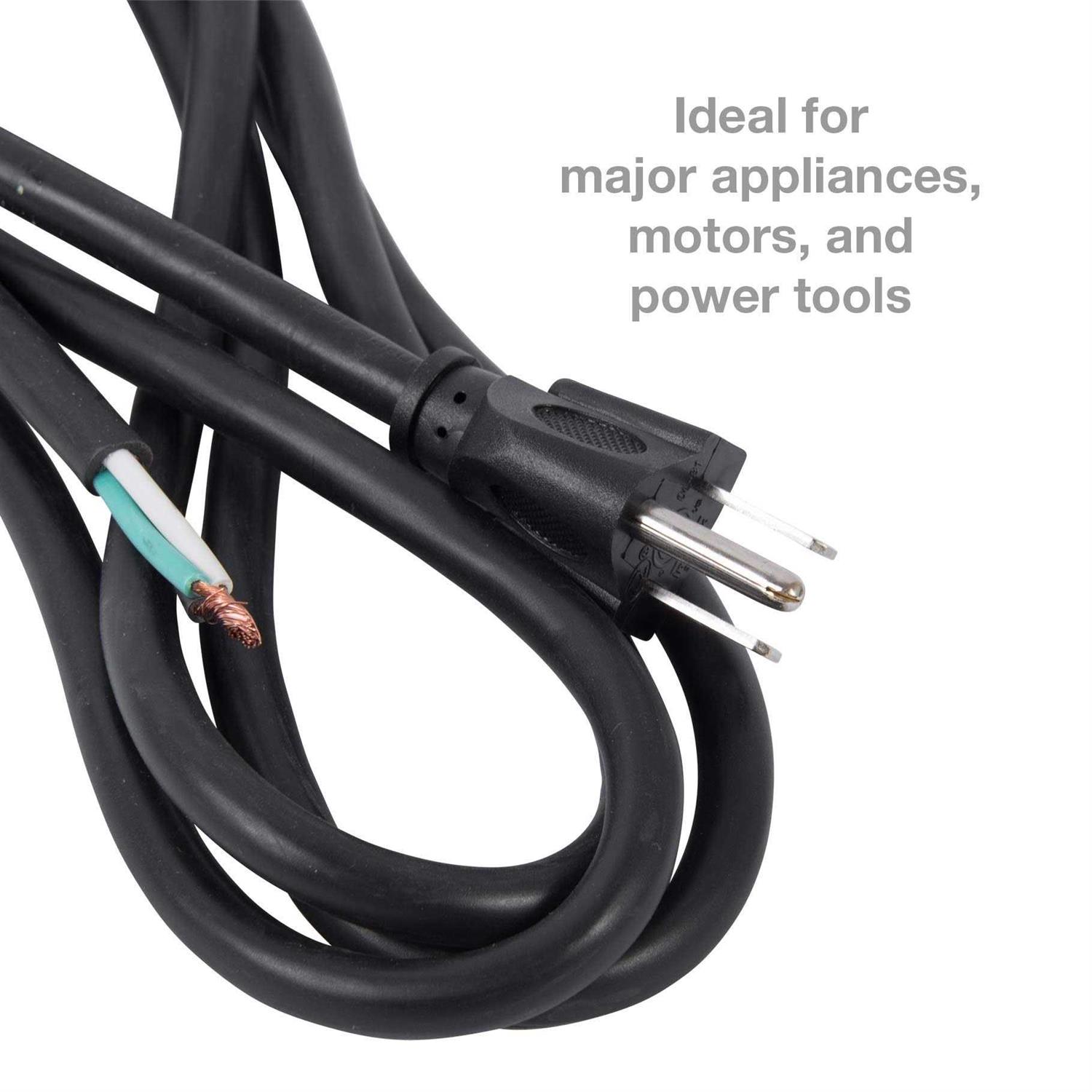 Bergen Industries 6 ft. 16/3 SJTW 3-Wire Appliance/Power Tool Cord PS613163 - Image 5