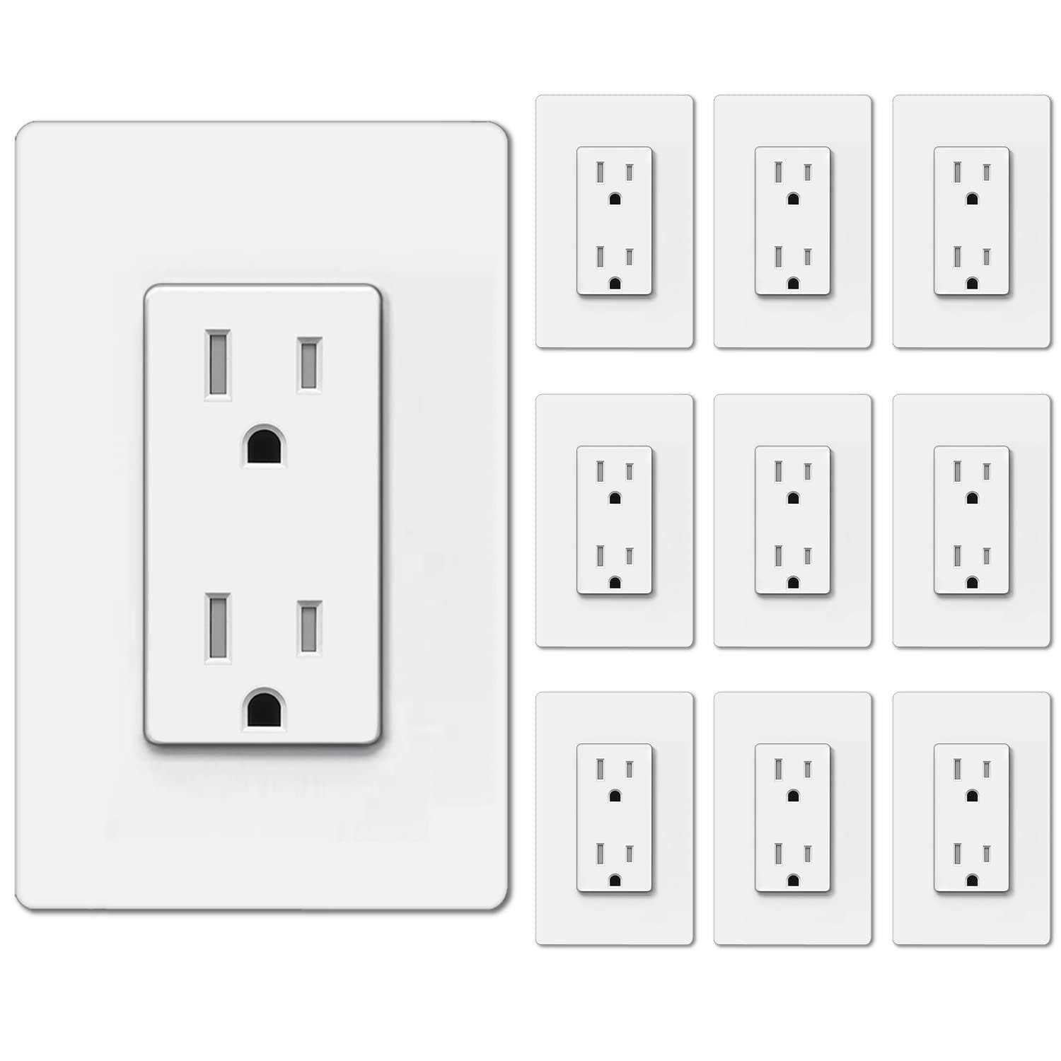 Bestten 15 amp Decor Receptacle Outlet - Image 3