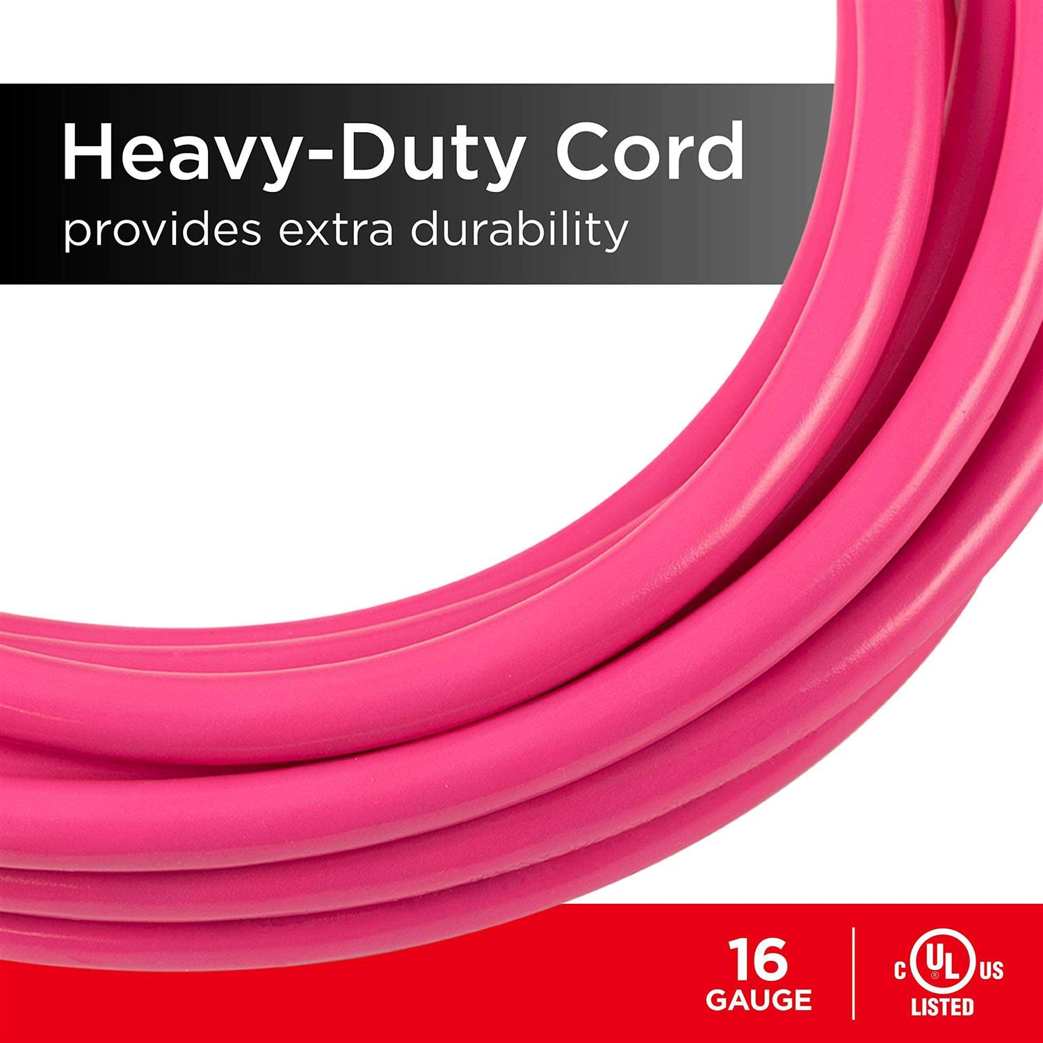 UltraPro Extension Cord 3-Outlet Power Strip - Image 3