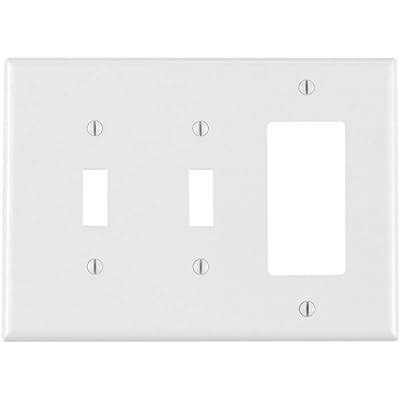 Bates Combination Wall Plate Decorator/Blank 2 Gang Wall Plate Wall Switch Plate Cover - Image 5
