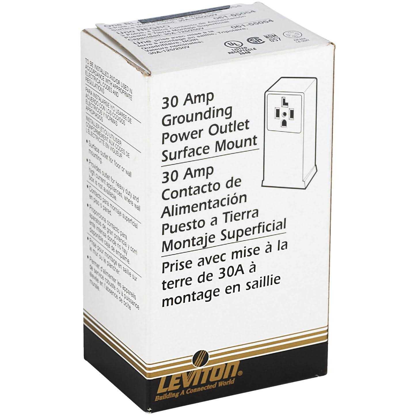 Leviton 55054 Single-Surface Dryer Receptacle - Image 5