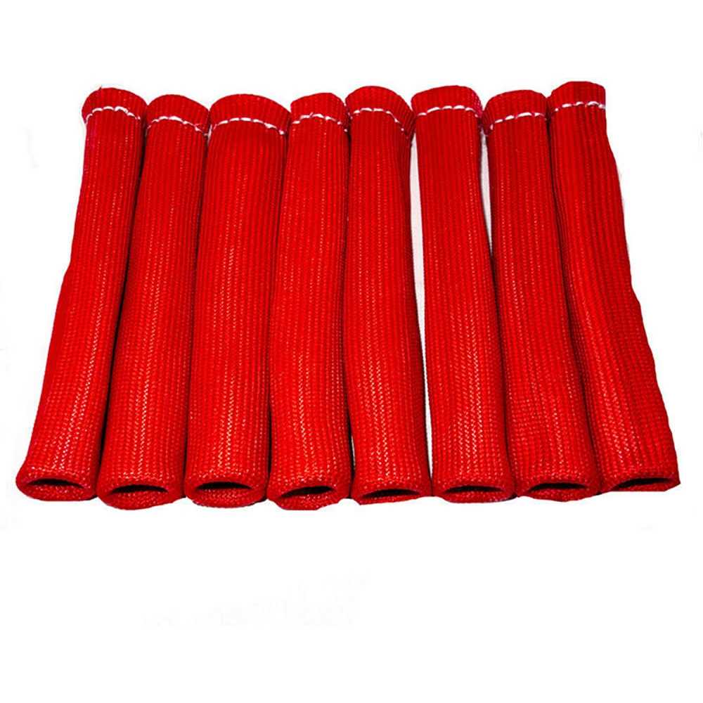 8pcs 2500° Spark Plug Wire Boots Protector Sleeve Heat Shield Cover For LS1/LS2 - Image 3