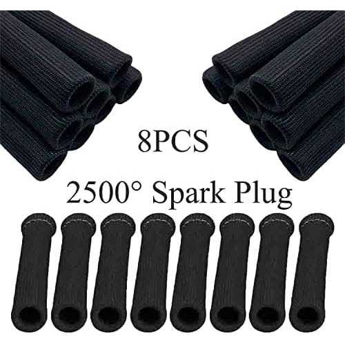 8pcs 2500° Spark Plug Wire Boots Protector Sleeve Heat Shield Cover For LS1/LS2 - Image 3