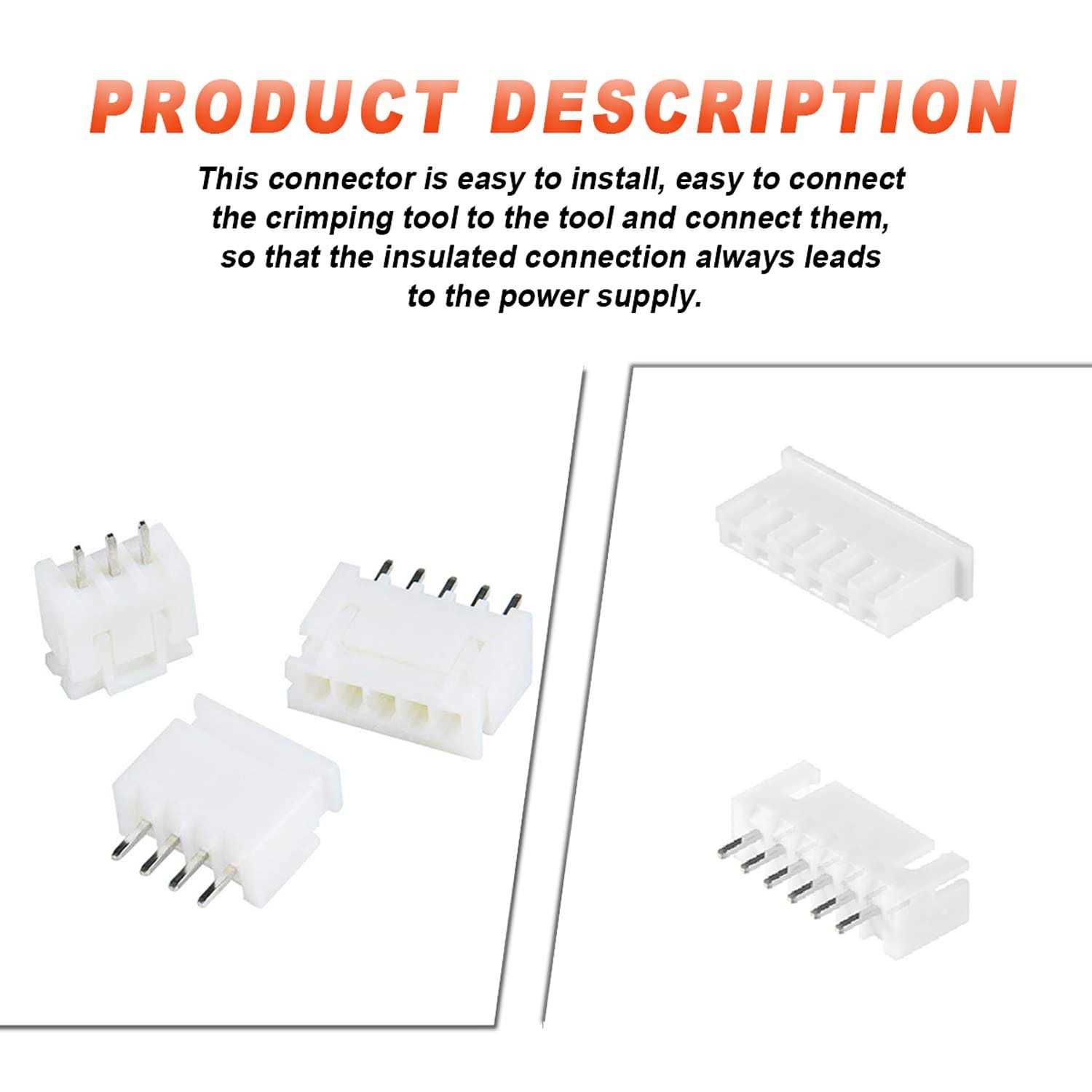 460Pcs Jst Xh2.54 Connector Kit 23456Pin Plug with Terminal Wires Cables Socket Header Wire Connectors Kit - Image 4