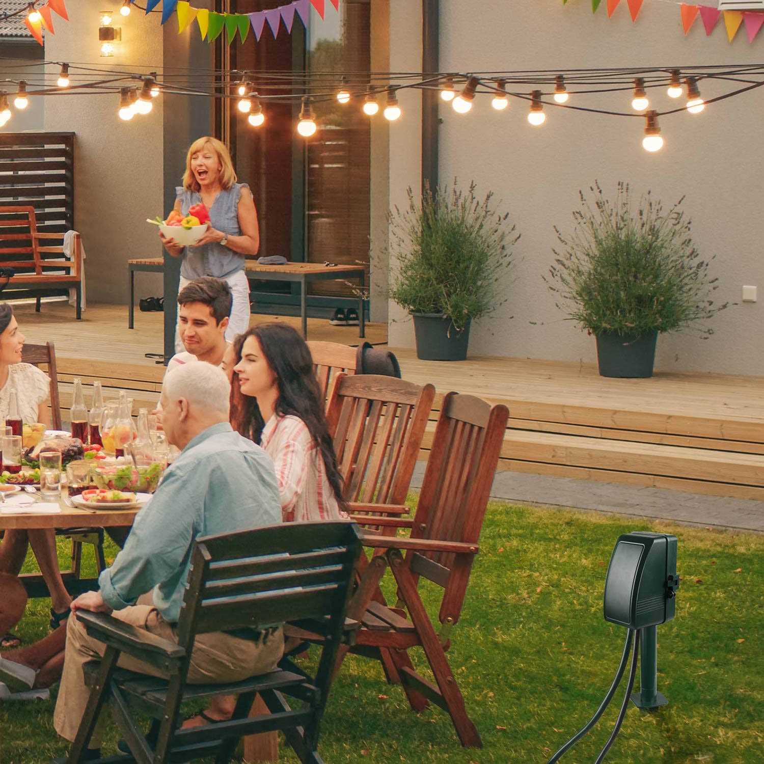 BN-LINK 24 Hour Mechanical Outdoor Multi Socket Timer - Image 3