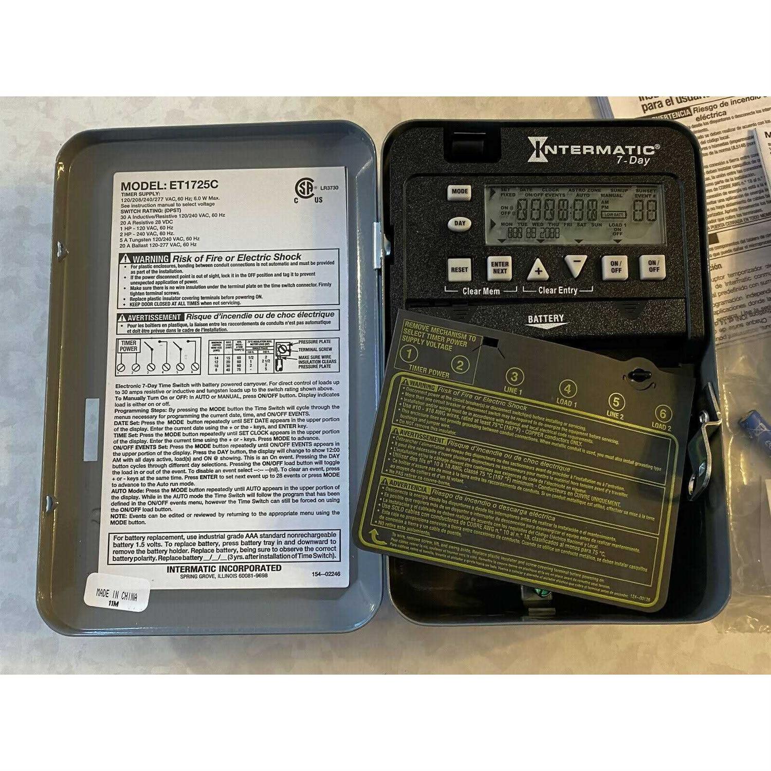 Intermatic ET1725C 7-Day Electronic Time Switch - Image 2