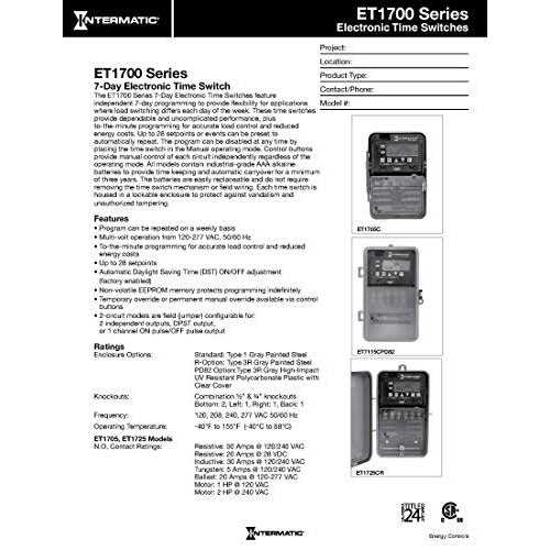 Intermatic ET1725C 7-Day Electronic Time Switch - Image 4