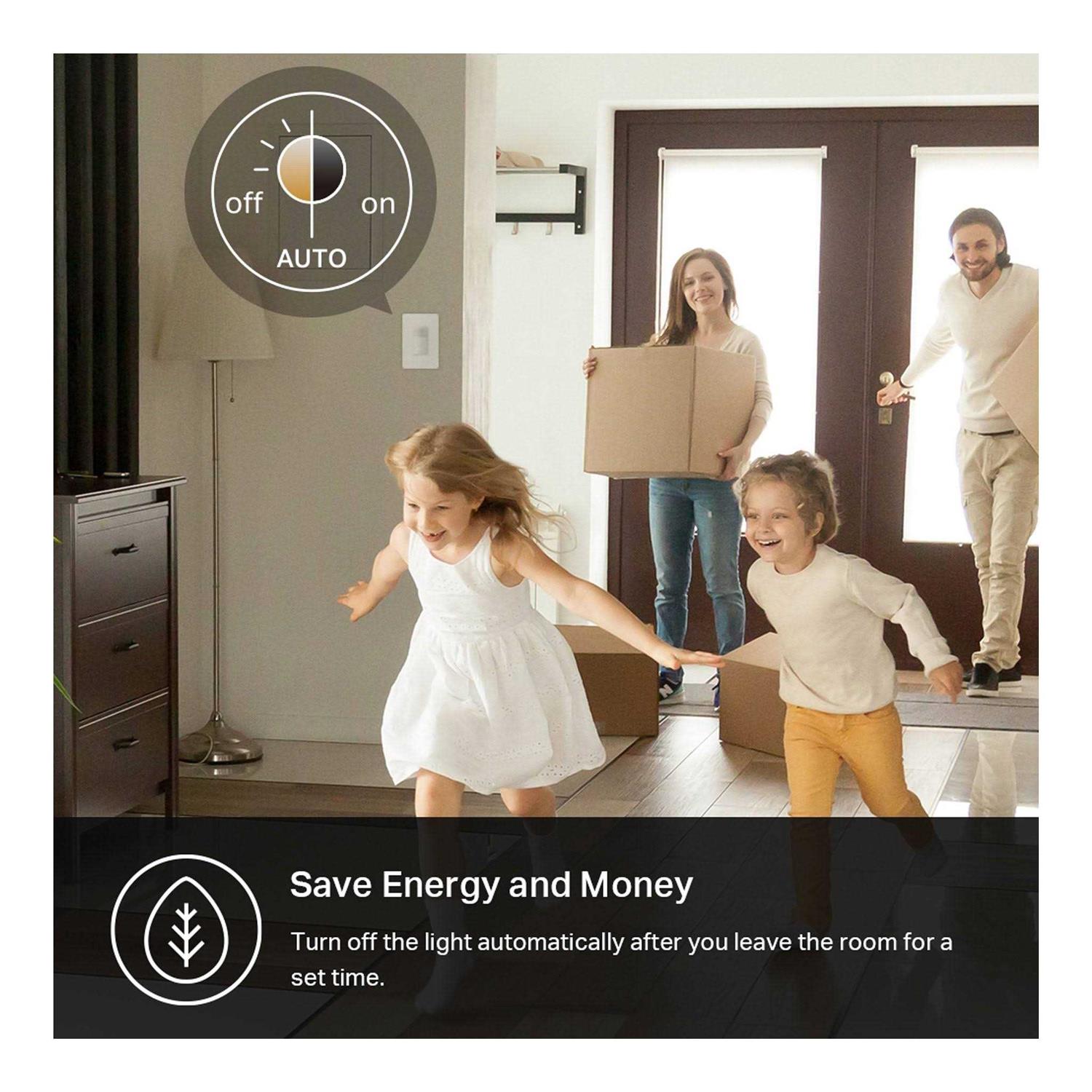 TP-Link Kasa Wi-Fi Smart Dimmer Light Switch Plus Motion&Ambient KS220M - Image 3