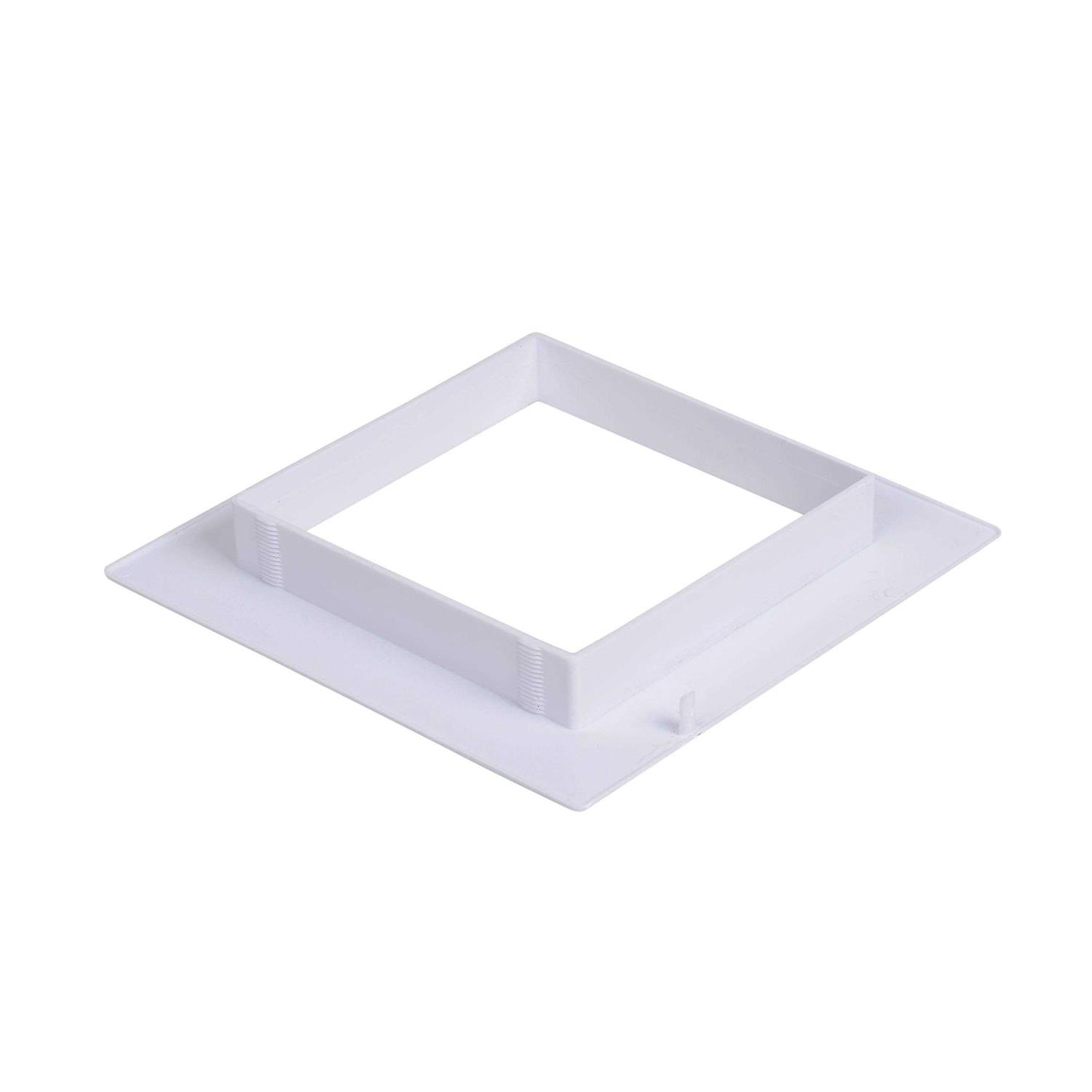 Oatey 38942 Square Ice Maker Box Plastic Faceplate - Image 2