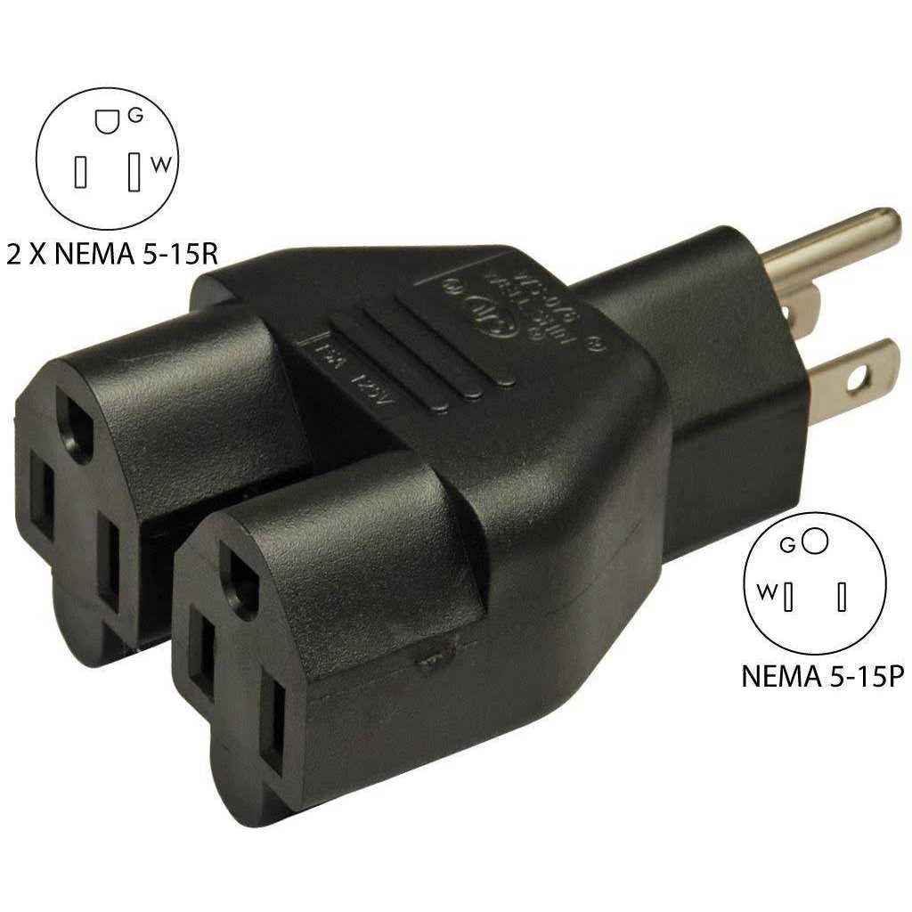 Conntek Rl-30104 U.S. 3-Prong Heavy Duty Dual Outlet Adapter - Image 4