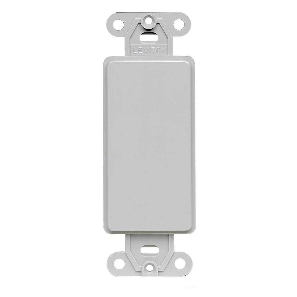 Leviton Blank Decora Insert 80414-GY