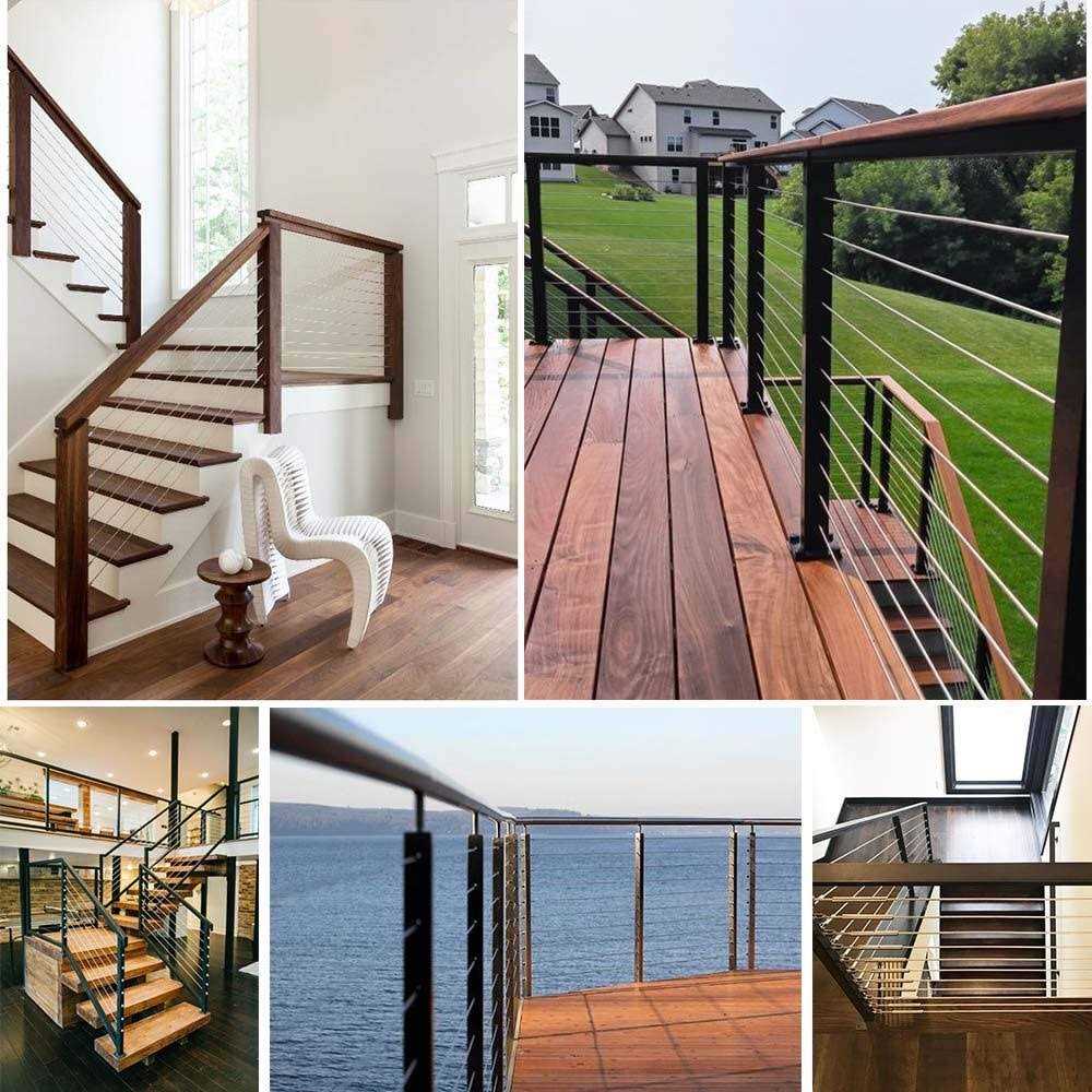 BLIKA 50 Pack Cable Railing Swage Threaded Stud Tension End Fitting Terminal Deck Cable Railing - Image 4